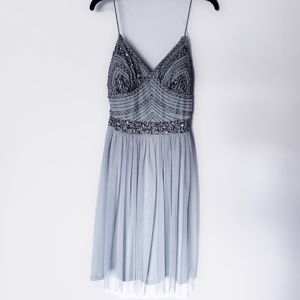 Embellished Formal New Year's Eve Dress - Picture 2 of 3